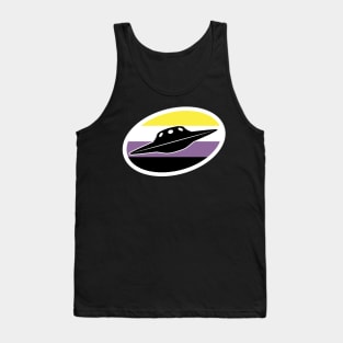 Nonbinary UFO Cryptid Pride Tank Top